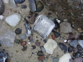 Fundzustand am Strand